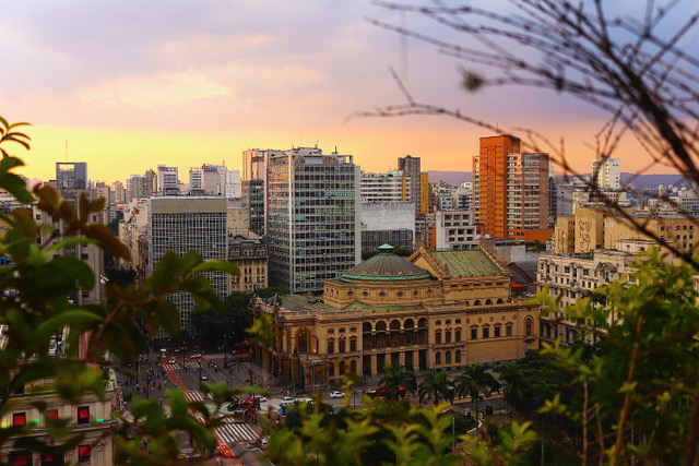 Foto do Theatro Municipal de São Paulo, um dos equipamentos culturais mais importantes da capital paulista e do Brasil. 